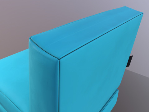 Scuba Twist Bean Bag Petrol Model 3D