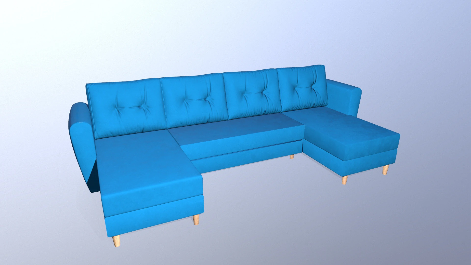Sofa 3D Model .c4d .max .obj .3ds .fbx .stl .blend 