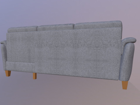 Sofa L Shaped 3D Model