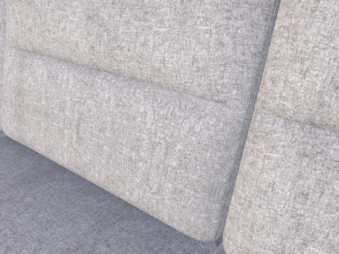Sofa L Shaped 3D Model