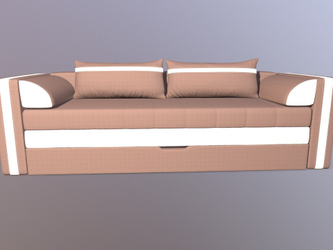 Sofa Three Seater 3D 모델