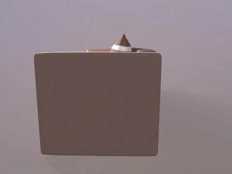 Sofa Three Seater 3D Model