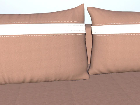 Sofa Three Seater 3D Model