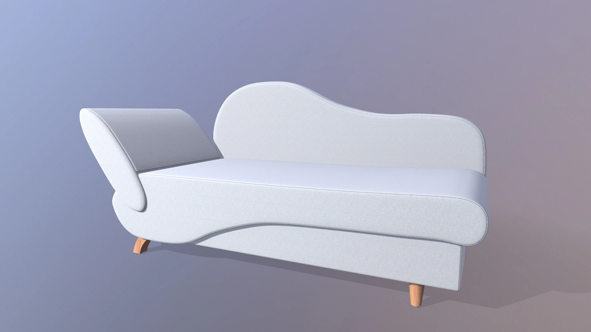 Spa Sofa 3D Model .c4d .max .obj .3ds .fbx .stl .blend 