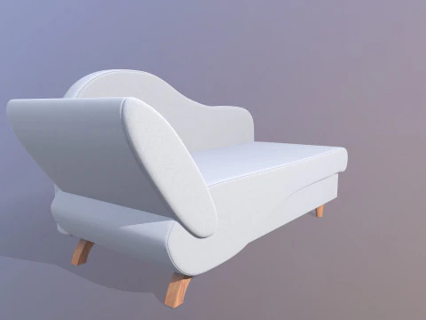 Spa Sofa 3D Model