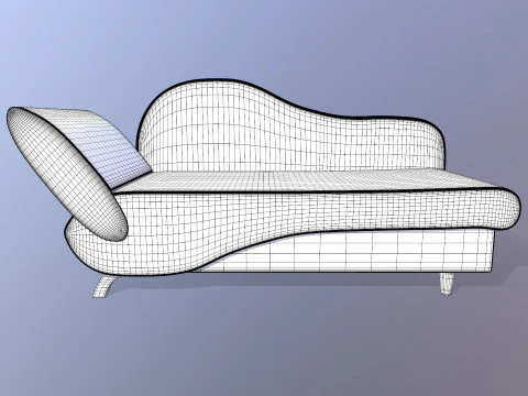 Spa Sofa 3D Model