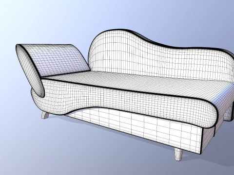 Spa Sofa 3D Model