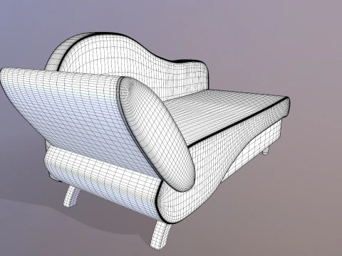 Spa Sofa 3D Model