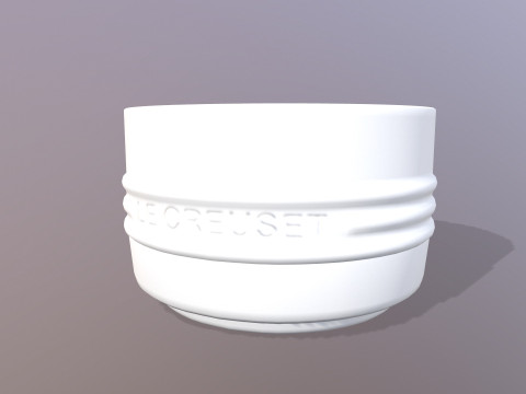 Stoneware Round 3D Model