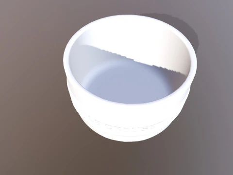 Stoneware Round 3D Model