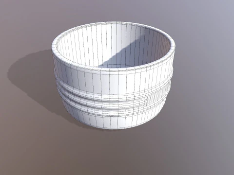 Stoneware Round 3D Model