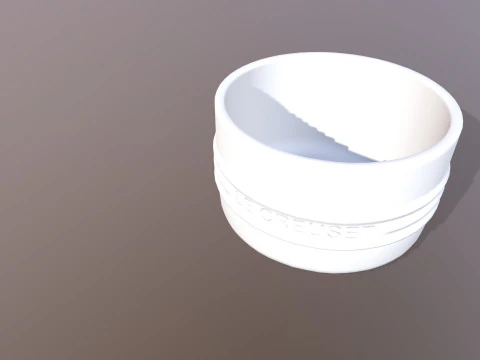 Stoneware Round 3D Model