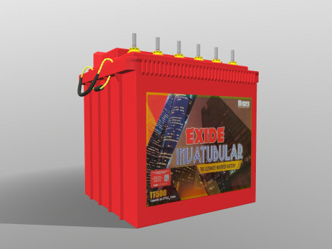 Car Battery 3D Модель