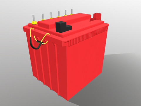Car Battery 3D Модель