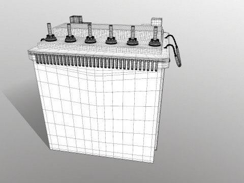 Car Battery 3D Модель