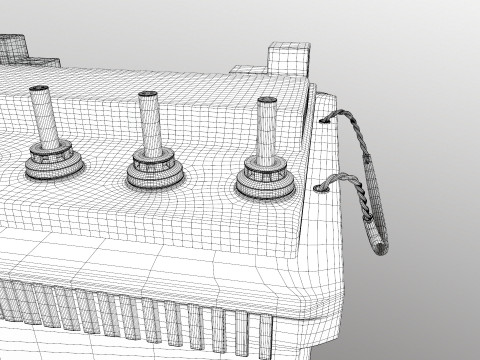 Car Battery 3D Модель