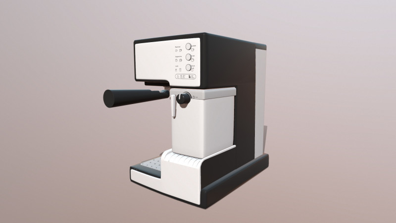 Coffee Maker Modelo 3D .c4d .max .obj .3ds .fbx .stl .blend 