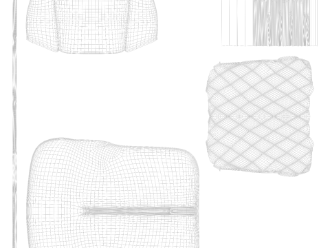Dining Chair 3D 模型