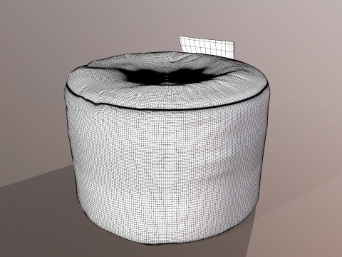 Bean Bag fatboy 3D मॉडल