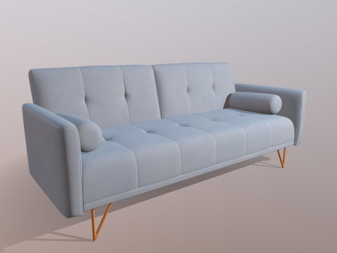 Sofa 3 Seater Recliner Modello 3D
