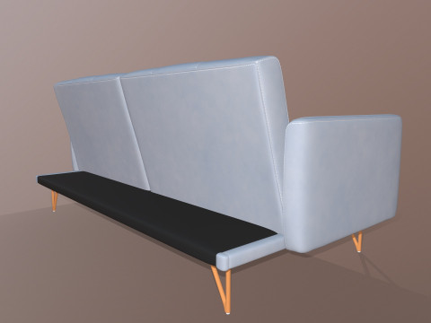 Sofa 3 Seater Recliner Modello 3D