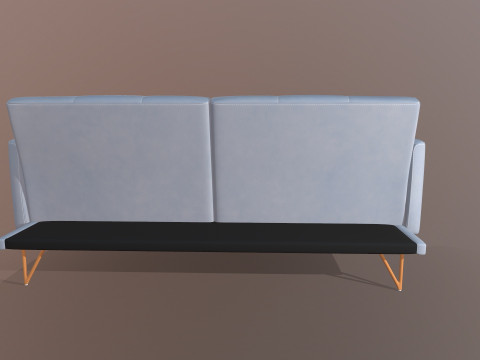 Sofa 3 Seater Recliner Modello 3D