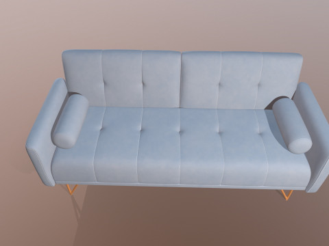 Sofa 3 Seater Recliner Modello 3D