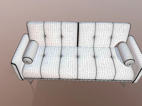 Sofa 3 Seater Recliner 3D Model