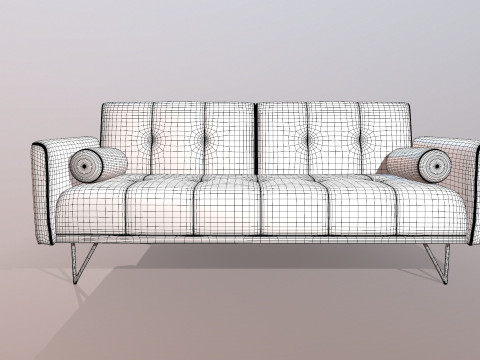 Sofa 3 Seater Recliner Modello 3D