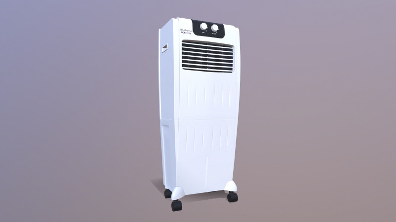 Air Cooler 3D 模型 .c4d .max .obj .3ds .fbx .stl .blend 