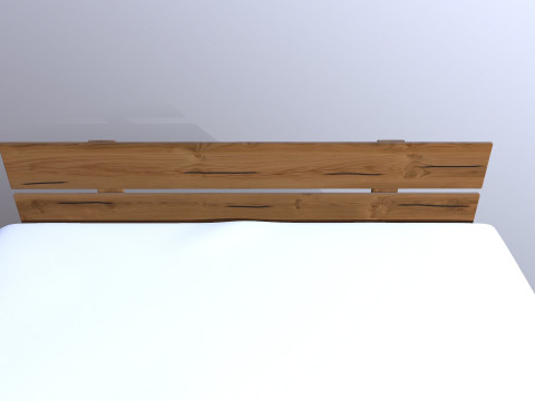 Bed Without Storage Modelo 3D