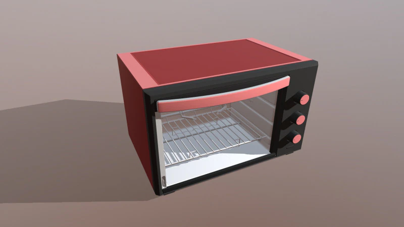 Microwave 3D Model .c4d .max .obj .3ds .fbx .stl .blend