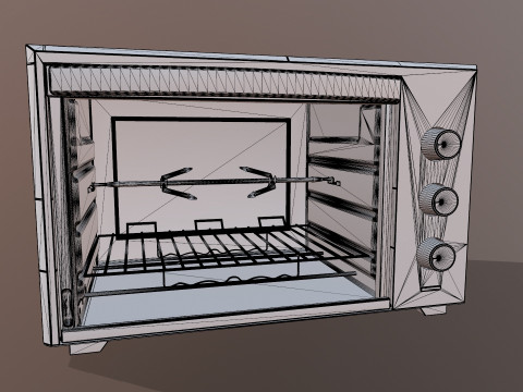 Microwave Model 3D