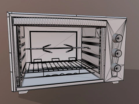 Microwave 3D Model
