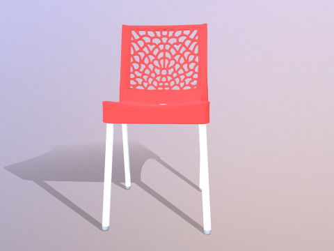 Plastic Armchair Modello 3D