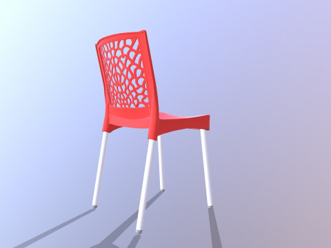 Plastic Armchair Modello 3D