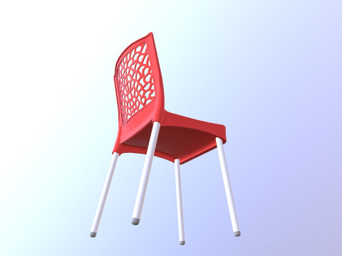 Plastic Armchair Modello 3D