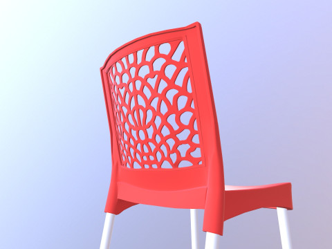 Plastic Armchair Modello 3D