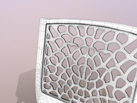 Plastic Armchair Modello 3D