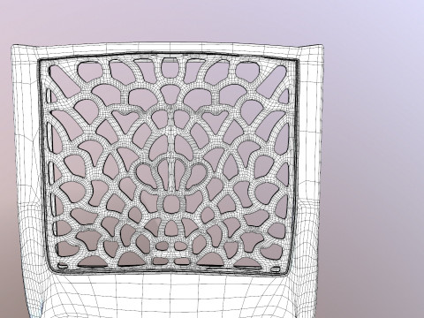 Plastic Armchair Modello 3D