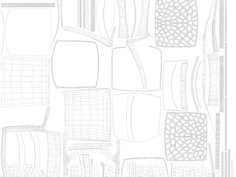 Plastic Armchair Modello 3D