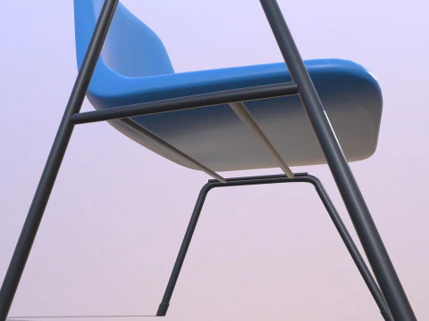 Student Chair 3D Model