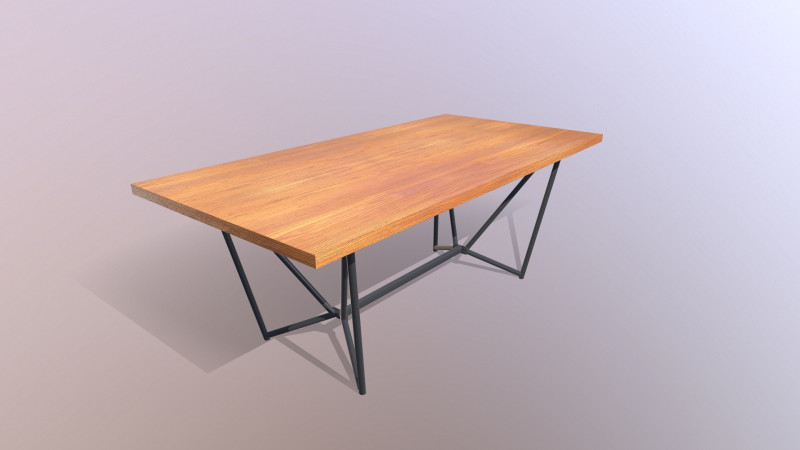 Table 3D 模型 .c4d .max .obj .3ds .fbx .stl .blend