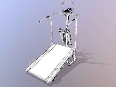 Treadmill Model 3D