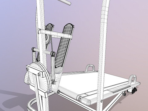 Treadmill Model 3D