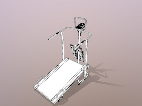 Treadmill Model 3D