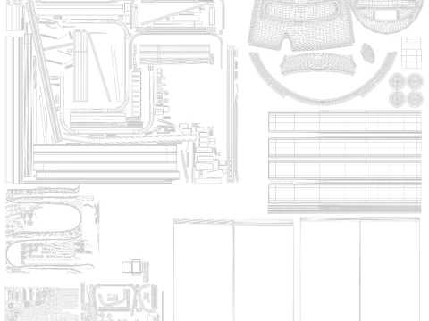 Treadmill 3D Model