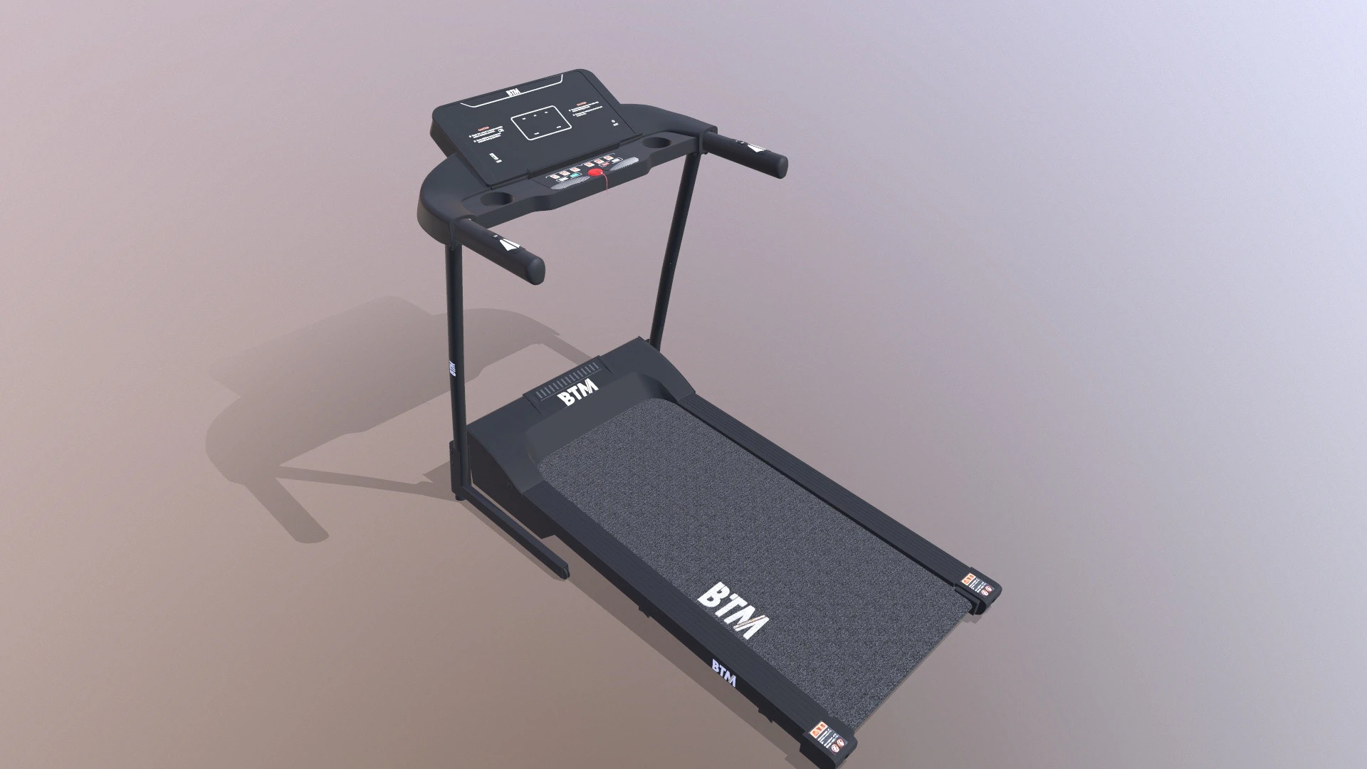 Treadmill 3D Model .c4d .max .obj .3ds .fbx .stl .blend 