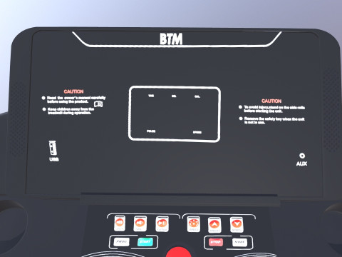 Treadmill 3D Model