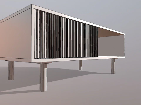 TV Unit 3D Model